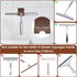 4 Packs CGBE Razor Holder for Shower, Shaver Holder and Hooks, Self Adhesive Wall Mounts for Bathroom, Damage Free