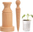 Wooden DIY Newspaper Plant Pot Maker Set, Plant Seed Dibber for Grow Your Own Seedlings Gardening Tool