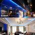 Brizled 18ft Blue Rope Lights, 216 LED Waterproof Connectable Light for Indoor/Outdoor Christmas Lighting