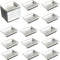 100 Pcs Plastic Disposable Sauce Dishes, Mini Condiment Appetizer Tray for Sushi, Soy, Mustard, Ketchup, Silver