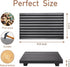 Black Bathroom Counter Organizer - Wooden Display Pedestal Stand for Kitchen Sink Accessories and Vanity Tray