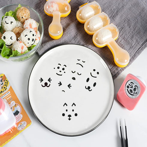 MXY Rice Ball Mould Shaker, Sushi Roll Maker Kitchen Tools for DIY Lunch