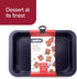 Zyliss E980190 Non-Stick Oven Tray, 30cm x 20cm, Dark Blue Carbon Steel Baking Tin, Dishwasher Safe, 5 Year Guarantee