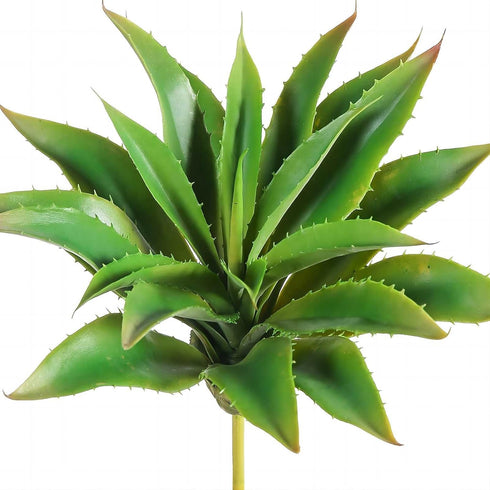 JUSTOYOU Large 12.5" Artificial Succulents Aloe Plants, Real Touch Fake Flowers for Home Arrangement