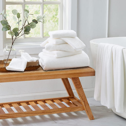 8 Set |2 Sheet,2 Towels,4 Set Piece Bathroom Towel White Oversized Large Bath Towels Hand Washcloths|Ultra Soft