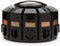 Kitchen Art Spice Rack Select-A-Spice Auto-Measure Carousel 12 Compartments Black 8.75 x