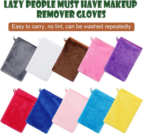 PHOGARY 10 Pack 6x8 Inch Body & Face Microfiber Washcloths for Baby Younger Kid, Soft Flannel Wash Cloth for Washing