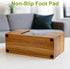 Hilislog Countertop Counter Acacia Wood Paper Towel Dispenser Wooden Paper Towel Holder for Bathroom Kitchen Napkin