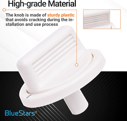 BlueStars Ultra Durable WE01X10160 Timer Knob - Exact Fit for GE Washers/Dryers - PACK OF 2