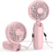 AMACOOL Portable Handheld Fan with Dual Motor, 12 Blades, Powerful 4 Speeds for Hot Flashes, Outdoor Activities