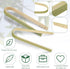 40 Pieces Mini Bamboo Disposable Tongs, 4 Inch Wooden Cooking Braces for Charcuterie Cooking Toast Bread