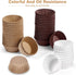 1000 Count Cupcake Liners for Baking, Bulk Paper Cupcake Wrappers, Muffin Baking Paper Cups for Candy Cooking (Brown