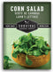 Corn Salad Seeds for Planting - Mache, Lamb's Lettuce - Cold Hardy