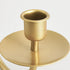 Set 2 Wall Candle Holders of Handcrafted Wrought Iron Sconces with Gold Finish, Easy to Install Modern Candle Holders