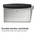 OXO Good Grips Stainless Steel Multi-Purpose Scraper & Chopper, Dough Cutter for Pizza, Bread and Cookie Dough