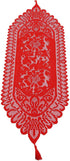 13 35 Inch mookaitedecor Lace Table Runner for Wedding Party Coffee Table Decor Red, x
