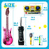 Fraiieon 80s/90s Inflatable Guitar Microphone Boombox Phone for Carnival Theme Party Decorations Hip Hop Photo Booth