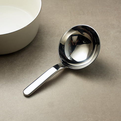 Heavy Duty 7 Inch Mirror Polished Asian Soup Spoons, Premium Food Grade 18/10 Stainless Steel
