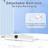 HKFIF Set, 360 2 Electric Toilet Brush, Toilet Brush and Holder Degree Powerful Cleaning Easily Eliminate Stains