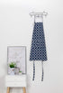 Kitchen Cooking Aprons with 3 Pockets - Cotton Adjustable Professional Grade Chef Apron for BBQ & Grill (Blue)