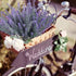 GTIDEA 4pcs Artificial Flowers, Flocked Plastic Lavender Bundle, Fake Plants for Home Kitchen Office Decor