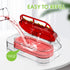 Window Hummingbird Feeder, Strong Suction Cup with 4 Feeding Ports, Easy to Clean and Refill Plastic Feeder, 10oz