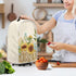 Wood Sunflower Blender Dust Cover, Anti Fingerprint Polyester Dust Proof Cover for Stand Mixer or Coffee Maker