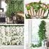 168 Feet Artificial Vines Greenery Garland, Faux Hanging Leaves Plants for Wedding Party Home Office Decorations