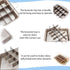 Non Stick Brownie Baking Pan with Dividers, 18 Pre-slice Carbon Steel Rectangle Baking Pan Set for Oven Baking