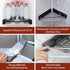 2 Pack Corner Shower Caddy, Adhesive Bathroom ShelvesAcrylic Shower Shelf Rack, No Drilling Bathroom Organizers