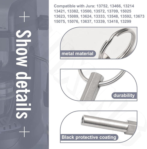 O-Ring Gasket Seal Set, Drainage Valve Brew/Security Tool Compatible with Jura Coffee Machines