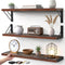BAYKA 23-in Floating Wall Shelves, Rustic Wood Wall Shelves for Bedroom, Bathroom,