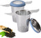 2 Pack Tea Infusers Strainers with Lid/Drip Tray for Loose Leaf Tea, 304 Stainless Steel Tea Filter