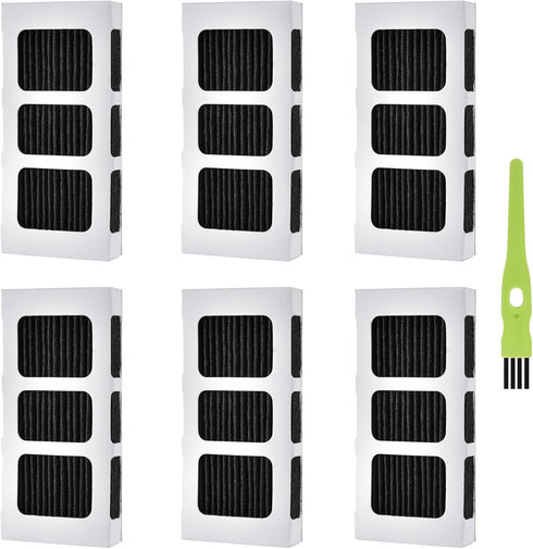 6Pack Paultra2 Refrigerator Air Filter, Compatible with Frigidaire Pureair Ultra 2, Electrolux 242047805