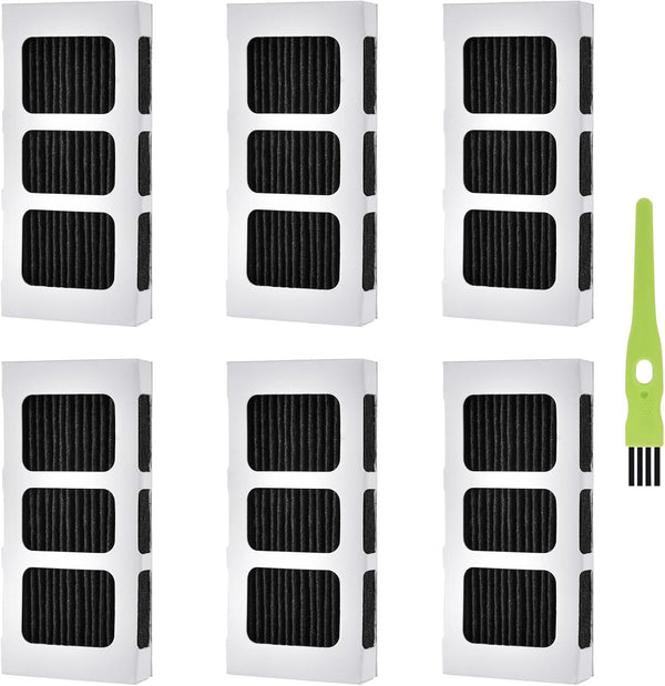 6Pack Paultra2 Refrigerator Air Filter, Compatible with Frigidaire Pureair Ultra 2, Electrolux 242047805