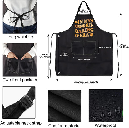 Cookie Baking Apron, Baking Gifts for Cookie Lovers, Pastry Chef Apron, In My Cookie Baking Era