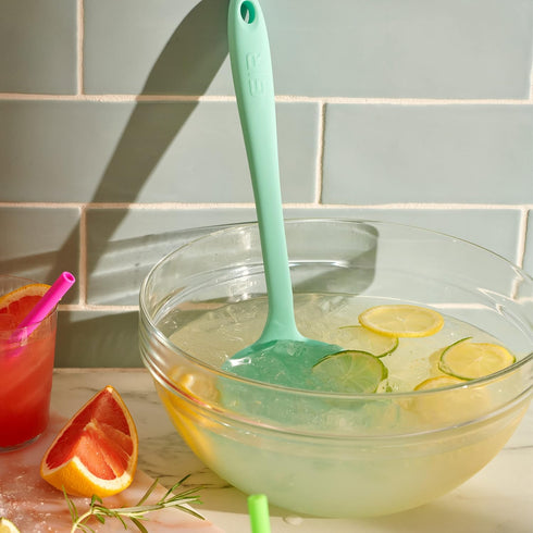 GIR: Get It Right Silicone Soup Ladle - Gray 3/4 Cup, Heat Resistant Up to 425°F, Precision Pour Edge, Dishwasher Safe