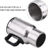 Gorgeri 12V Car Kettle, 450ml Electric In-Car Stainless Steel Heating Cup for Coffee Tea