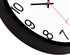 Foxtop Black Wall Clock, Silent Non-Ticking 12 Inch Quartz Battery Operated Round Analog Clock for Home