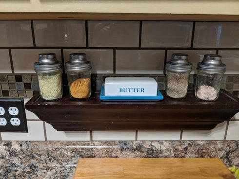 4 Stainless Steel Mason Jar Shaker Lids with Silicone Seals for Dredging Flour, Spices, Sugar, Salt, Peppers