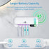 Zyntieu Countdown 4 UV Toothbrush Sanitizer and Holder, Wall-Mounted Electric Toothbrush Cleaner with Air Drying