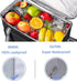 24L 36-Can iknoe Large Cooler Bag Collapsible, Insulated Bags, Leakproof Lunch Cooler Tote with Multi-Pockets for Adult
