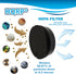 HQRP 2-Pack LV-H132-RF Replacement Filter for LEVOIT LV-H132 Air Purifier, 3-in-1 HEPA Activated Carbon Filter Set