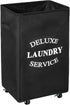 WOWLIVE Large Rolling Laundry Basket Wheels 90L Collapsible Tall Laundry Hamper Handle