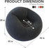 45x45x28 Inflatable Beanless Bean Bag Chair Lounge Sofa - Blue