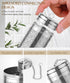 Tea Infusers for Loose Tea – 18/8 Stainless Steel Tea Strainer Set, Extra Fine Mesh Tea Steeper for Brew Tea, Spices &