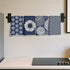 Hanamiya Na 4 Pcs Blue Flower Artistic Kitchen Towels, Blue Flower Absorbent Tea Hand Towel, Microfiber Dish Cloths
