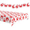 Seafood Party Supplies Crab Boil Plastic Table Cover and Shaped Garland Set