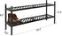 2 35 Inches Closet, Shoe Rack - Metal Shoe Organizer Tier Shoes Shelf Storage, Stackable Long Show Stand Holder