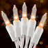Brillarlights Christmas Lights Clear White 50 Count, 13ft Incandescent Mini String Lights Plug